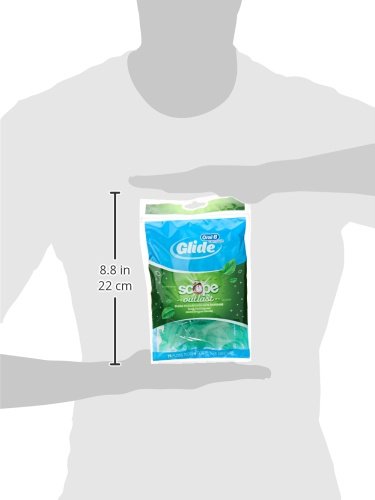 Oral-B Glide Complete Floss Picks, Dental Floss Picks, Scope Outlast, 75-ct, Toothpicks Floss Picks