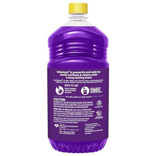 Fabuloso Multi-Purpose Cleaner & Floor Cleaner, 2X Concentrated, Lavender Scent, 56 fluid ounces