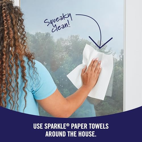 Sparkle® Tear-A-Square® Paper Towels, 2 Double Rolls : 4 Regular Rolls, 2 Count (Pack of 2)