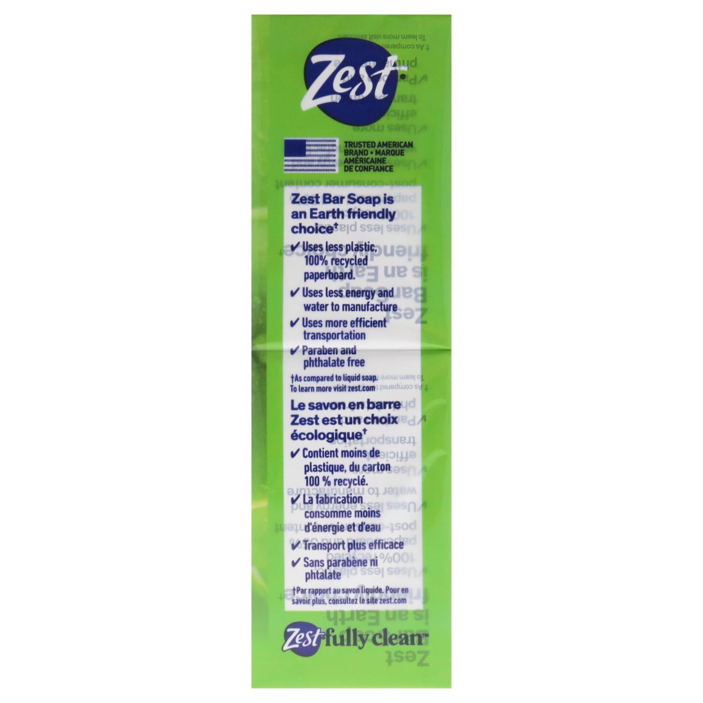 Zest 8-Bar Bath Size Soap, Fresh Aloe, 4 Ounce (Pack of 8)