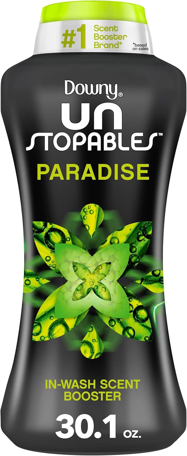 Downy Unstopables In-Wash Laundry Scent Booster Beads, Paradise, 30.1 oz