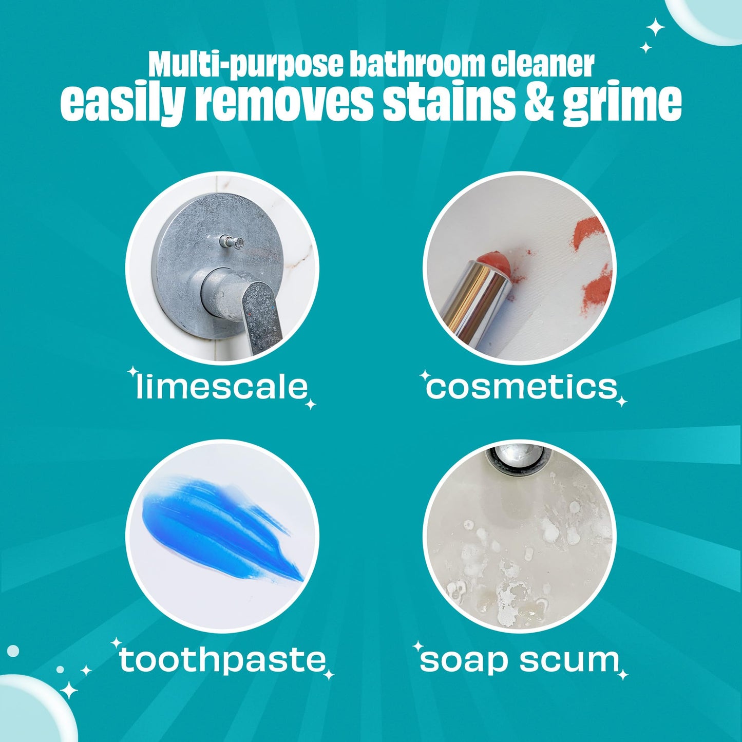 Scrubbing Bubbles Easy Clean Foaming Multipurpose Bathroom Cleaner, Continuous Spray Bottle, Fast Acting Foam, 13.58 Ounce (Pack of 2)