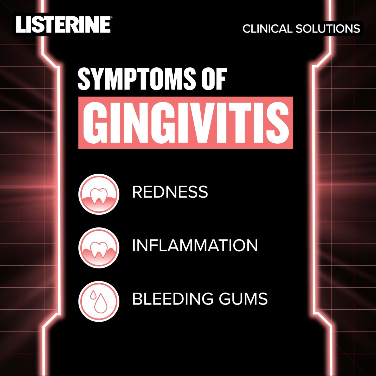 Listerine Clinical Solutions Gum Health Antiseptic Mouthwash, Antigingivitis & Antiplaque Oral Rinse Helps Prevent Buildup & Kills Germs for Healthier Gums, ICY Mint, Twin Pack, 1 L, 2 Pack
