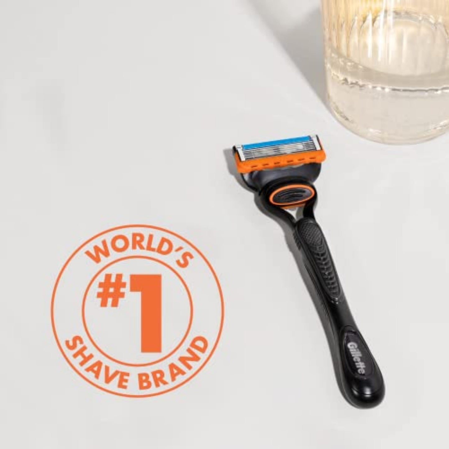Gillette Fusion5 Razor Refills for Men, 5 Bladed Razor, with Precision Trimmer and Lubrastrip for a Close Shave, 12 Razor Blade Refills