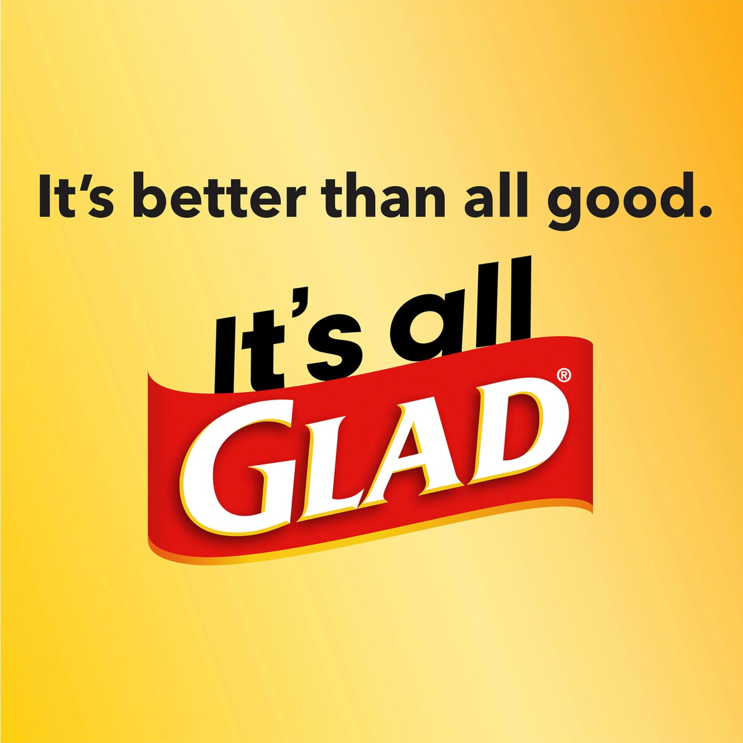 Glad ForceFlex Tall Kitchen Drawstring Trash Bags, 13 Gal, Gain Lemon Zest, 40 Ct (Package May Vary)