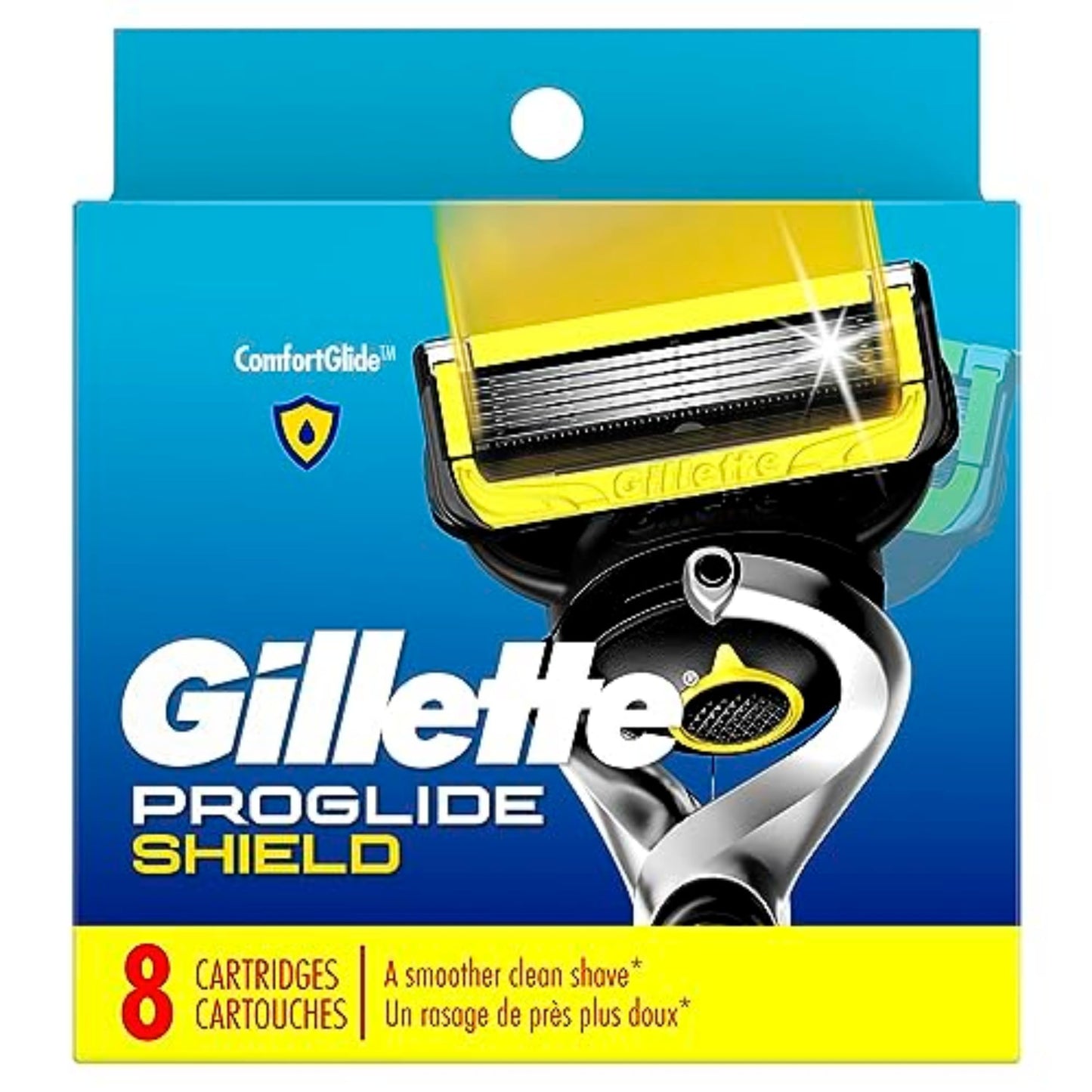Gillette ProGlide Shield Razor Refills for Men, 8 Blade Refills