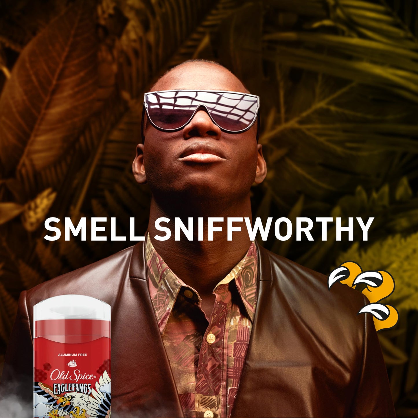 Old Spice Aluminum Free Deodorant for Men, 24/7 Odor Protection, 24/7 Freshness & Lasting Scent, Goes on Clear, Eaglefangs with Fresh Cloud Scent, 3.0 oz (Pack of 3)