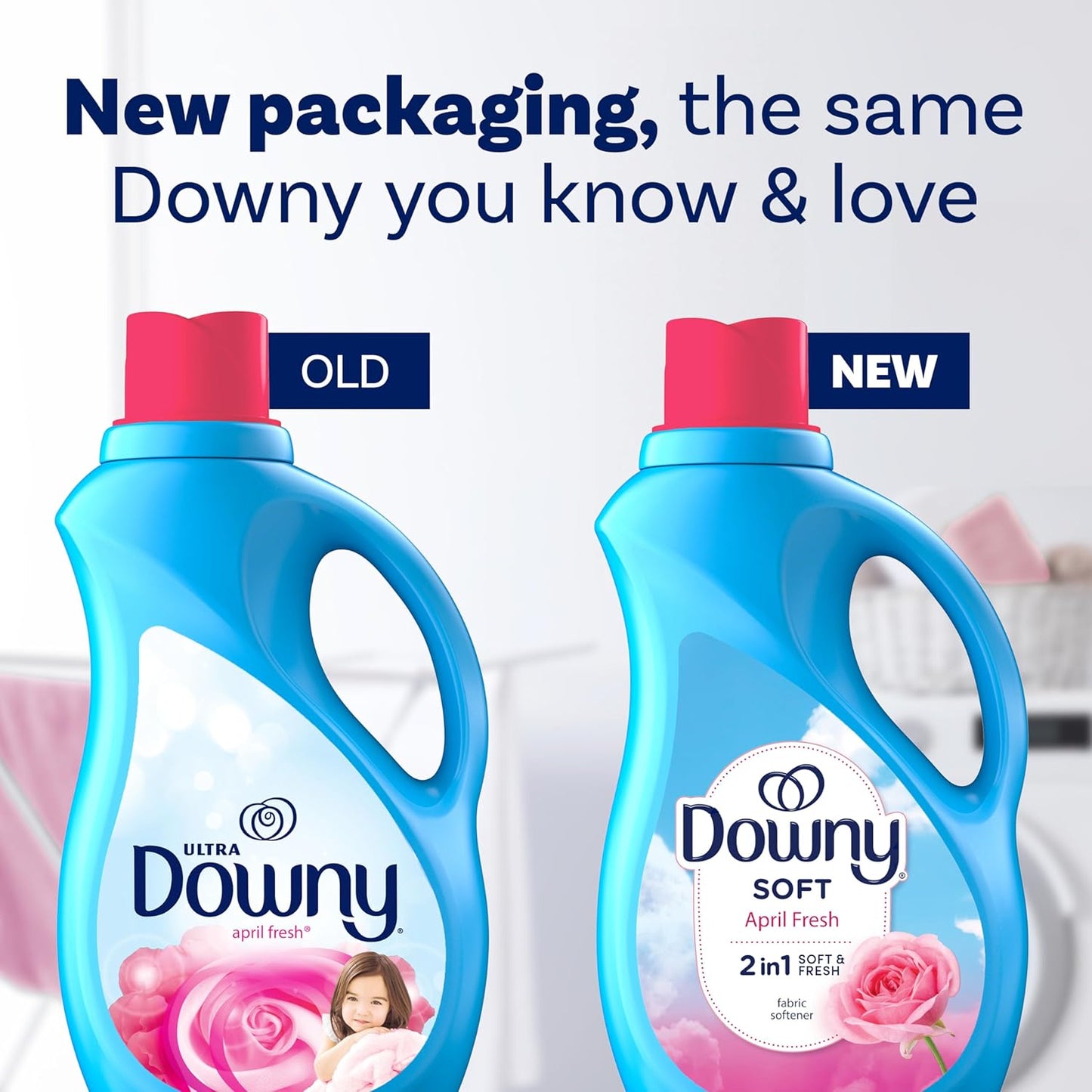 Downy Fabric Softener Liquid, April Fresh Scent, 111 fl oz, 150 Loads
