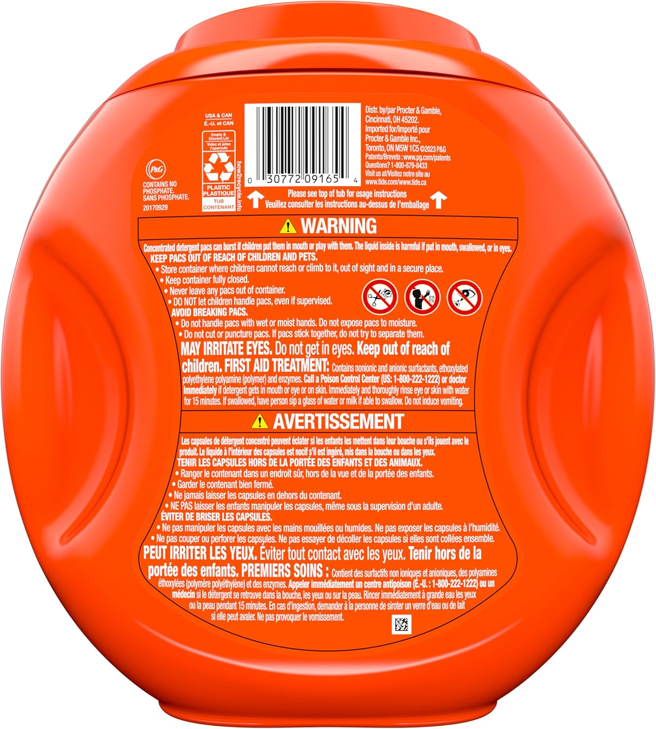Tide PODS Liquid Laundry Detergent Soap Pacs, Powerful 3-in-1 Clean in One Step, He Compatible, Original Scent, 76 Count