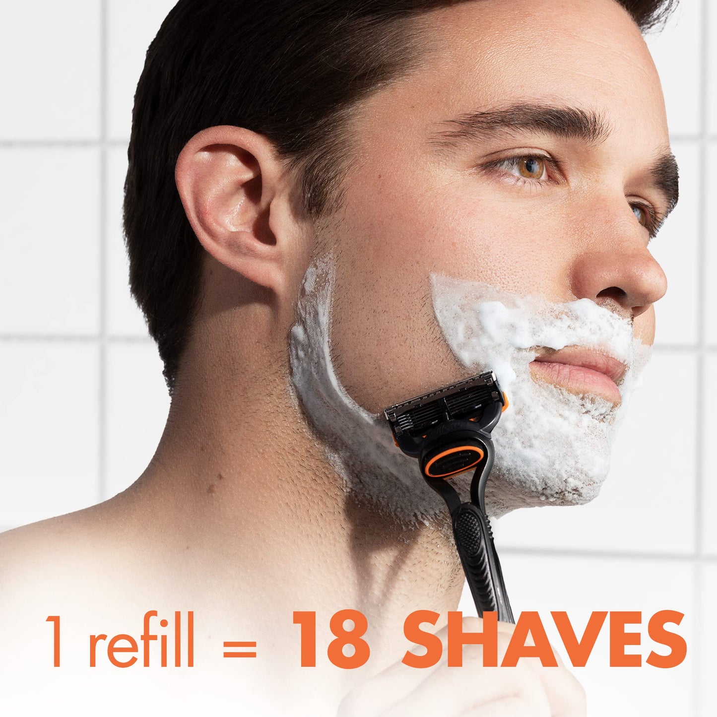 Gillette Fusion5 Razor for Men, Handle + 1 Razor Blade Refill