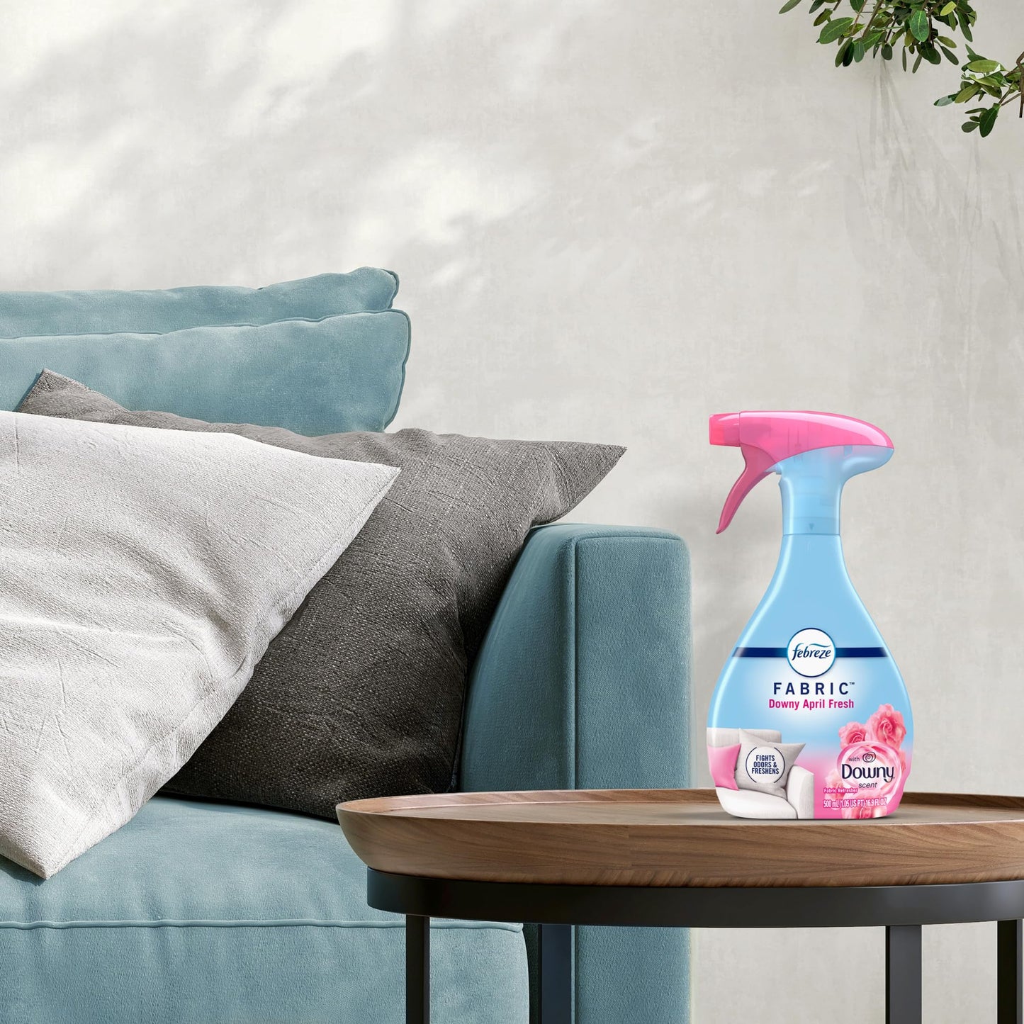 Febreze Odor-Fighting Fabric Refresher, Downy April Fresh, 16.9 fl oz, Pack of 2