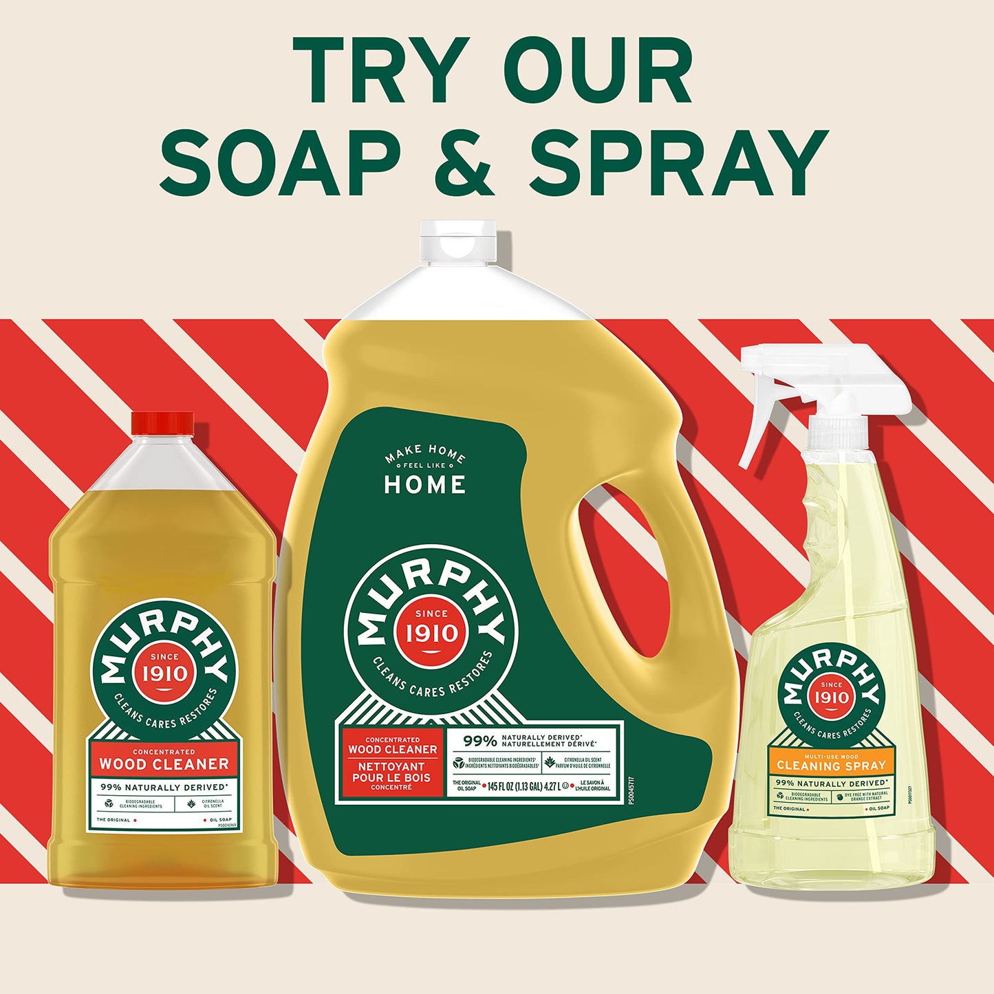 Murphy Oil Soap Wood Cleaner, 32 Fluid ounce (Pack of 3)