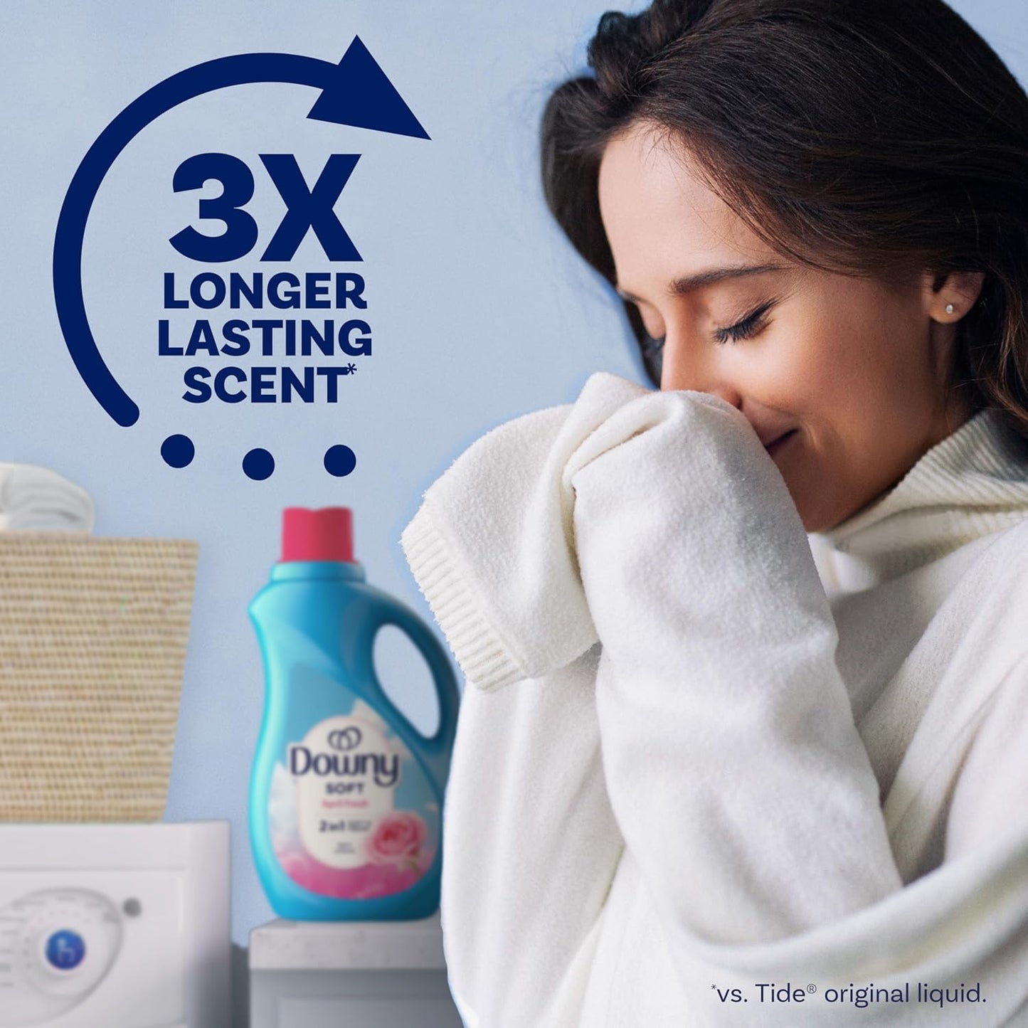 Downy Fabric Softener Liquid, April Fresh Scent, 111 fl oz, 150 Loads