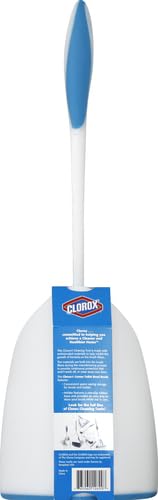 Clorox Corner Toilet Bowl Brush With Under Rim Scrubber