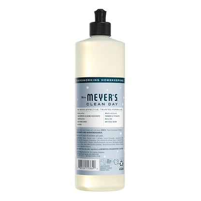 MRS. MEYER'S CLEAN DAY Liquid Dish Soap, Biodegradable Formula, Limited Edition Snowdrop, 16 Fl. Oz - Pack of 3