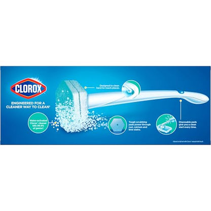 Clorox ToiletWand, Disinfecting Wand Refill Heads - Rainforest Rush, 10 Count (Package May Vary)