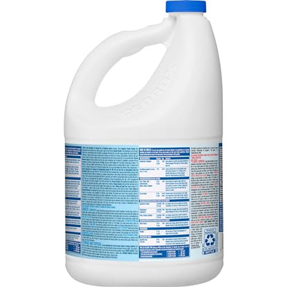 CloroxPro Clorox Germicidal Bleach, 121 Ounce Bottle, Pack of 3 (Package May Vary)
