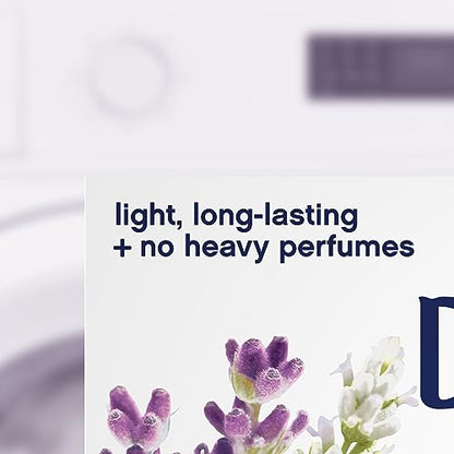 Downy Light Mega Dryer Sheets, Fabric Softener Dryer Sheets, White Lavender, 180 Count