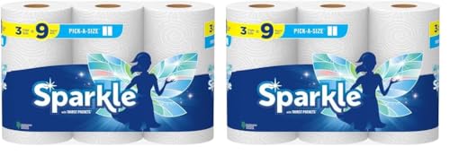 Sparkle® Pick-A-Size® Paper Towels, 3 Triple Rolls (Pack of 2)