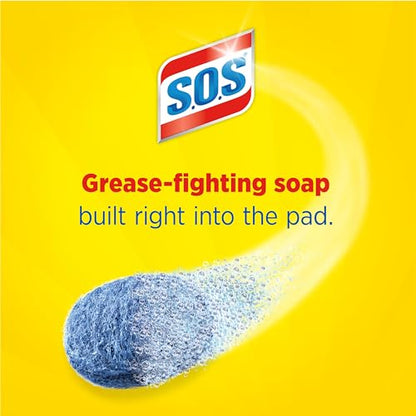 S.O.S Steel Wool Soap Pads, 18 Count