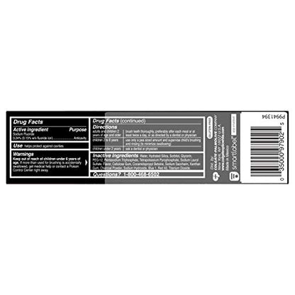 Colgate Optic White Charcoal Whitening Toothpaste, Cool Mint, Enamel-Safe with Fluoride, 2 Pack 4.2oz Tubes