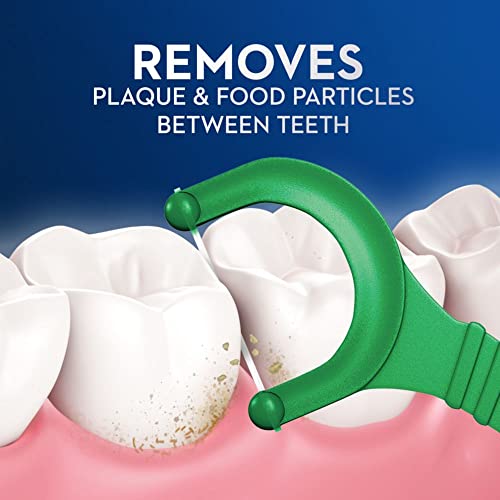 Oral-B Glide Complete Floss Picks, Dental Floss Picks, Scope Outlast, 75-ct, Toothpicks Floss Picks