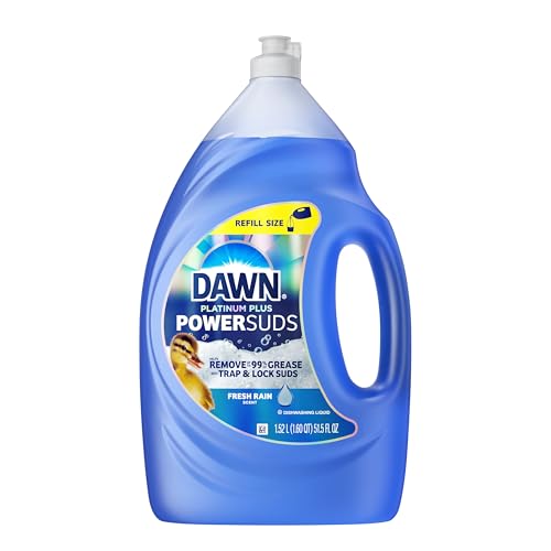 Dawn Platinum Plus PowerSuds Liquid Dish Soap, 51.5 oz. Refill