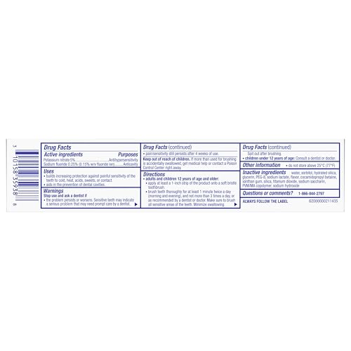Sensodyne Pronamel Clinical Enamel Strengthening Toothpaste, Whitening Action, 3.4 oz (3 Pack)