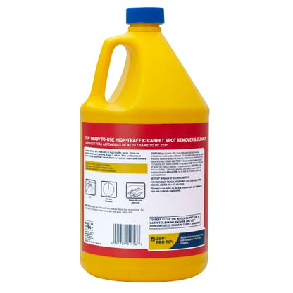Zep High Traffic Carpet Cleaner - 1 Gallon - Penetrating Formula Removes Deep Stains. Make High-Traffic Areas Look New Again