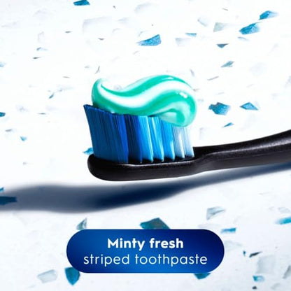Crest + Scope Whitening Toothpaste - Pack of 3, 5.4 Oz Tubes - Anticavity Fluoride Toothpaste, Fresh Breath, Kills Germs - Tartar Protection, Enamel Protection - Minty Fresh Flavor