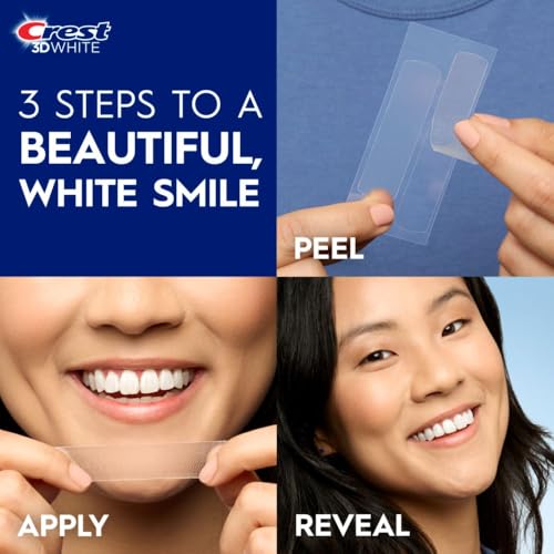Crest 3D Whitestrips Professional Effects, Whitestrip 3D White, Teeth Whitening Strip Kit, 44 Strips (22 Count Pack), Crest Teeth Whitening Strips, Teeth Whitening Kit