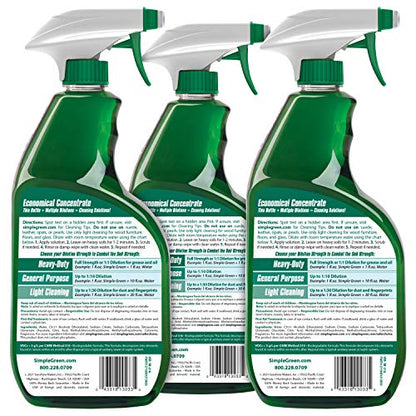 Simple Green AllPurpose Cleaner, 32 Fl Oz (Pack of 3), Original