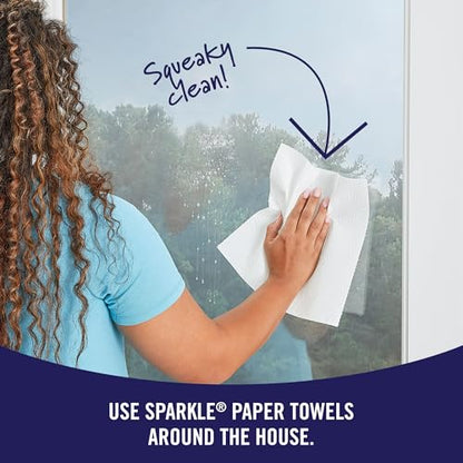 Sparkle® Tear-A-Square® Paper Towels, 2 Double Rolls : 4 Regular Rolls, 2 Count (Pack of 2)