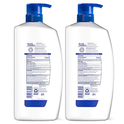 Head & Shoulders Anti-Dandruff 2 in 1 Shampoo and Conditioner, Full and Thick, 32.1 Fl. Oz (Pack of 2)