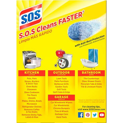 S.O.S Steel Wool Soap Pads, 18 Count