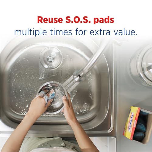 S.O.S Steel Wool Soap Pads, 18 Count