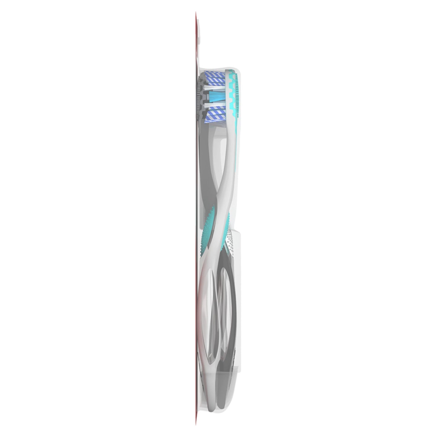 Colgate 360 Advanced Optic White Whitening Toothbrush with Tongue Cleaner, medium, 4 Count