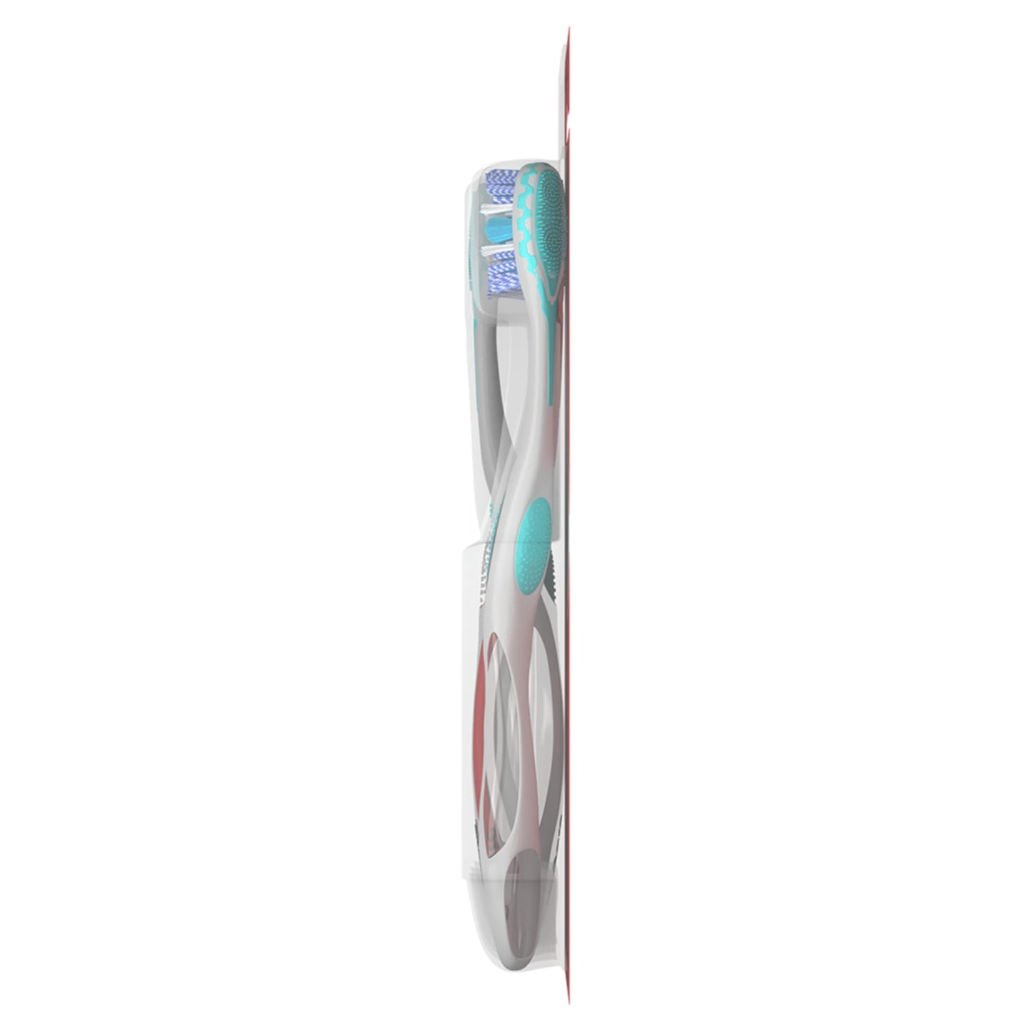 Colgate 360 Advanced Optic White Whitening Toothbrush with Tongue Cleaner, Soft, 4 Count