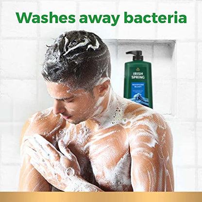 Irish Spring Moisture Blast Body Wash, 30 Oz Pump (Pack of 4)