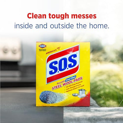 S.O.S Steel Wool Soap Pads, 18 Count