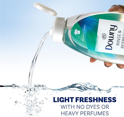 Downy Rinse & Refresh Laundry Odor Remover And Fabric Softener, Cool Cotton, 48 Fl Oz, HE Compatible Laundry Sanitizer, Safe On All Fabrics, Downy Fabric Softener, Liquid Fabric Softener