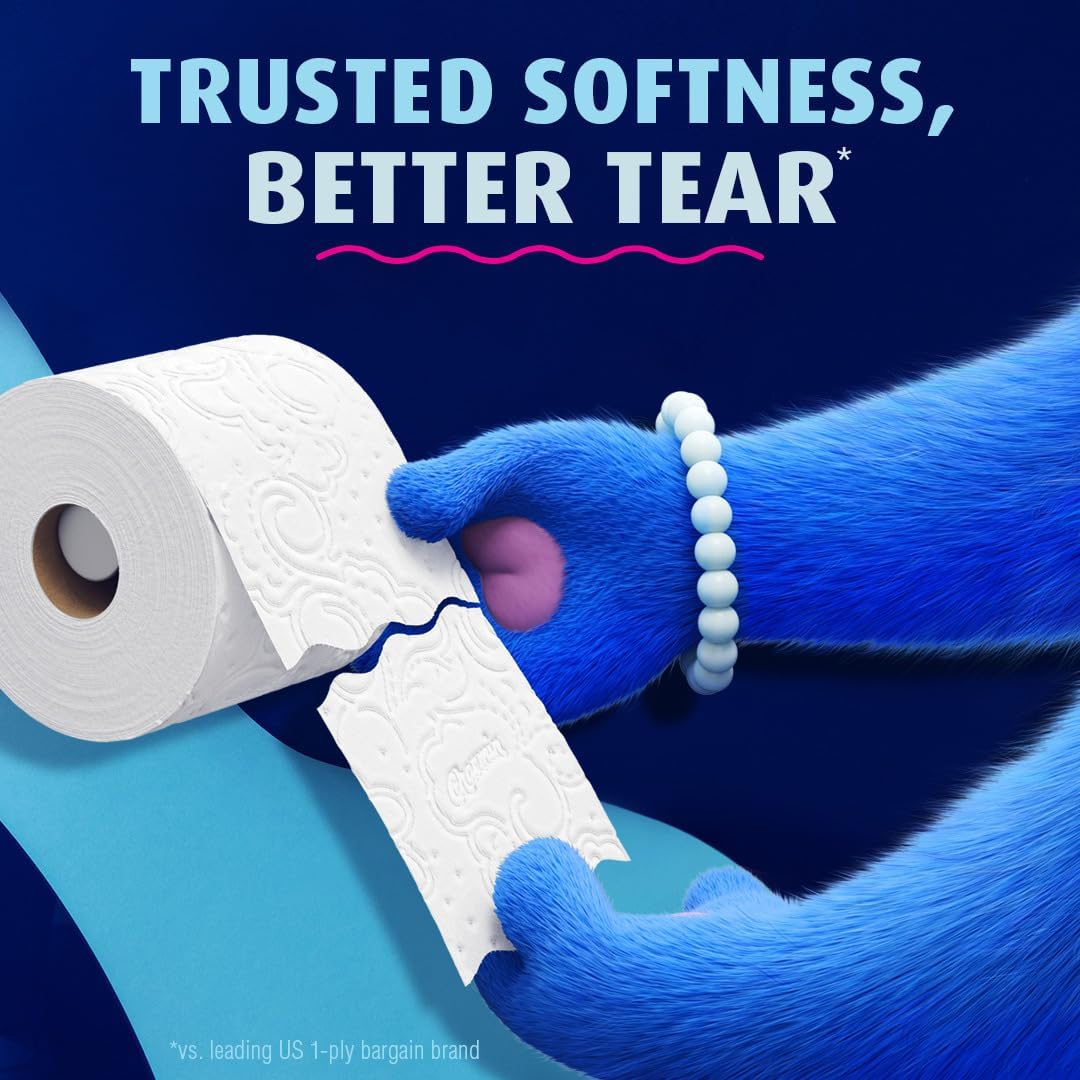 Charmin Ultra Soft Toilet Paper 6 Mega Rolls, 224 Sheets Per Roll, 1.5 pounds