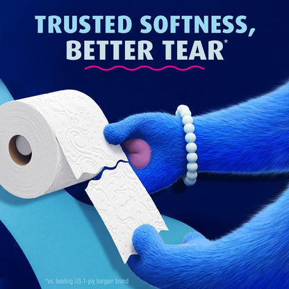 Charmin Ultra Soft Toilet Paper 6 Mega Rolls, 224 Sheets Per Roll, 1.5 pounds