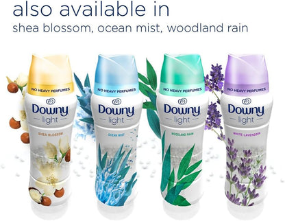 Downy Light Laundry Scent Booster Beads for Washer, White Lavender, 24 oz, with No Heavy Perfumes
