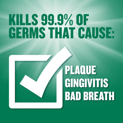 Listerine Freshburst Antiseptic Mouthwash for Bad Breath, Kills 99% of Germs That Cause Bad Breath & Fight Plaque & Gingivitis, ADA Accepted Mouthwash, Spearmint, 8.5 Fl. Oz (250 mL)