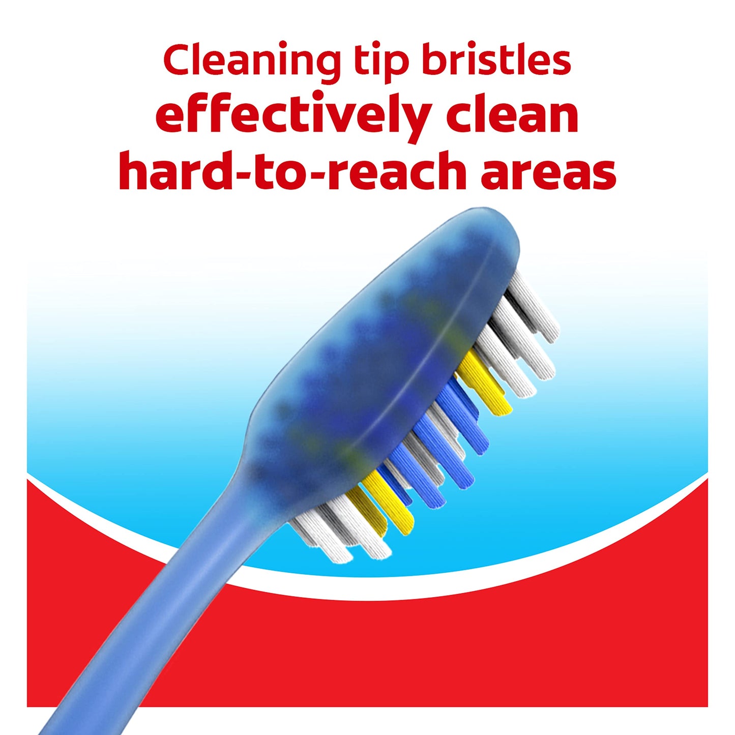 Colgate Extra Clean Toothbrush, Soft Toothbrush for Adults, 3 Count (Pack of 1)