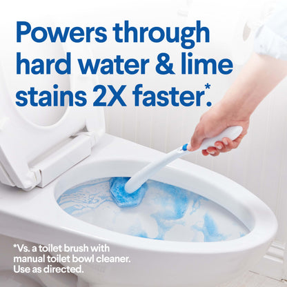 Clorox ToiletWand Disposable Toilet Cleaning System - ToiletWand, Storage Caddy and 16 Disinfecting Refill Heads