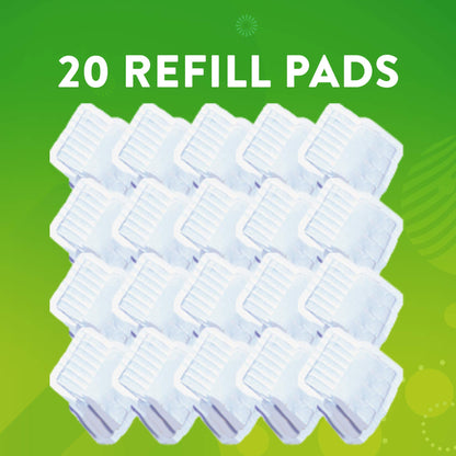 Scrubbing Bubbles Flushable Toilet Bowl Wand Cleaner Refills, Fresh Brush Cleaner Toilet Refill Pads, Removes Limescale & Odors, Citrus Scent, 20 Count (Pack of 1)