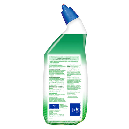 Lysol Toilet Bowl Cleaner Gel, For Cleaning and Disinfecting, Stain Removal, Forest Rain Scent, 24oz (Pack of 2)