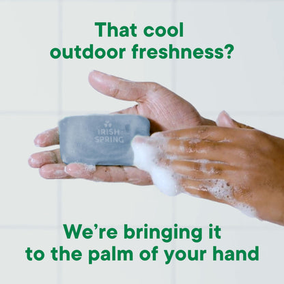 Irish Spring Bar Soap for Men, Moisture Blast, 3.7 Oz, 24 Pack